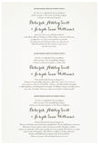 Quaker Marriage Certificate - Wild Flowers (eggshell)